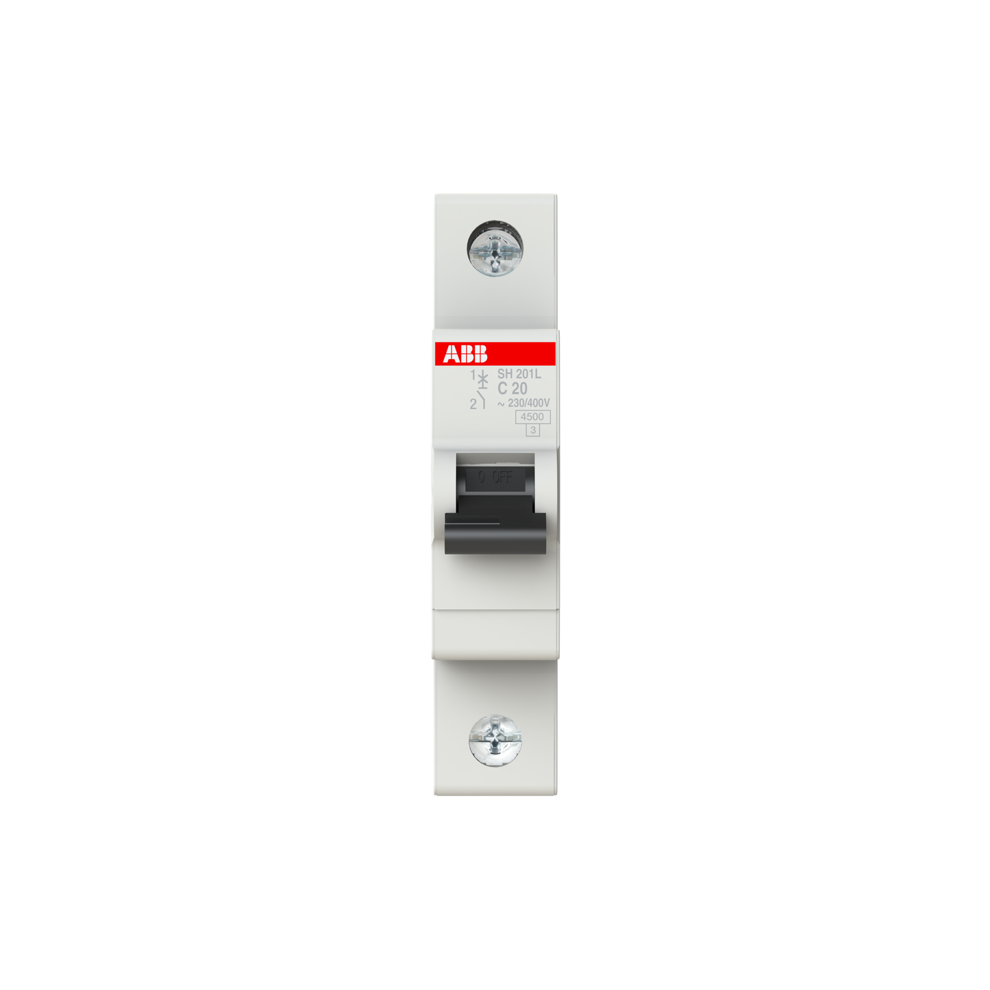 ABB 2CDS241001R0204 | SH201L-C20 Miniature Circuit Breakers | 20 A, 1P, 4.5 kA (inferred from family), C - ABB part number 2CDS241001R0204