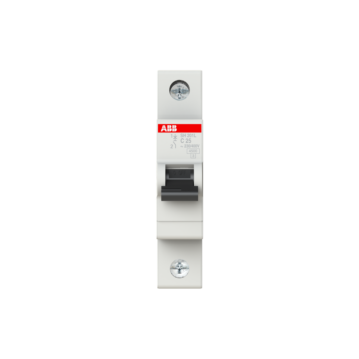 ABB 2CDS241001R0254 | SH201L-C25 Miniature Circuit Breakers | 25 A, 1P, 4.5 kA (inferred from family), C - ABB part number 2CDS241001R0254