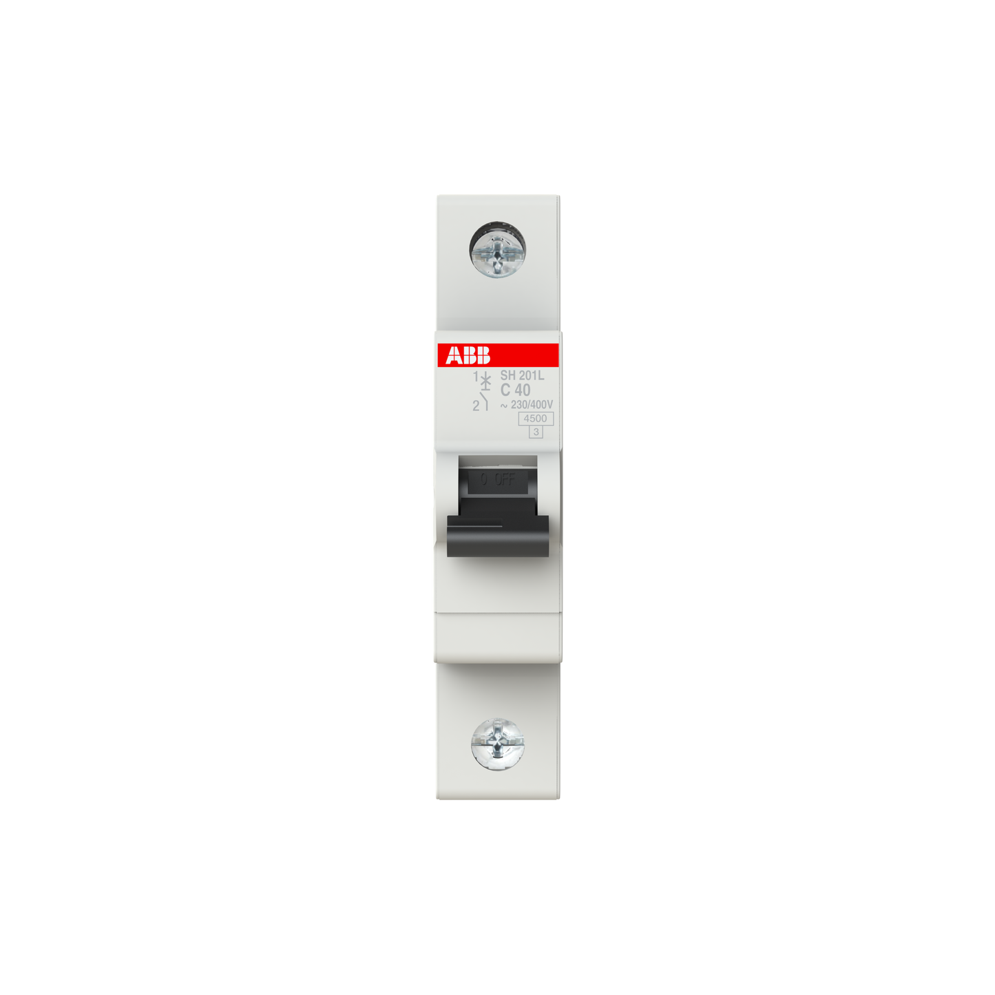 ABB 2CDS241001R0404 | SH201L-C40 Miniature Circuit Breakers | 40 A, 1P, 4.5 kA (inferred from family), C - ABB part number 2CDS241001R0404