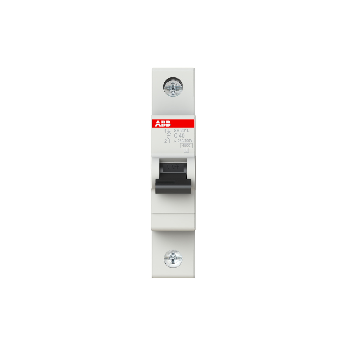 ABB 2CDS241001R0404 | SH201L-C40 Miniature Circuit Breakers | 40 A, 1P, 4.5 kA (inferred from family), C - ABB part number 2CDS241001R0404