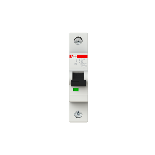 ABB 2CDS271001R0104 | S201M-C10 Miniature Circuit Breakers | 10 A, 1P, 10 kA (inferred from family), C - ABB part number 2CDS271001R0104