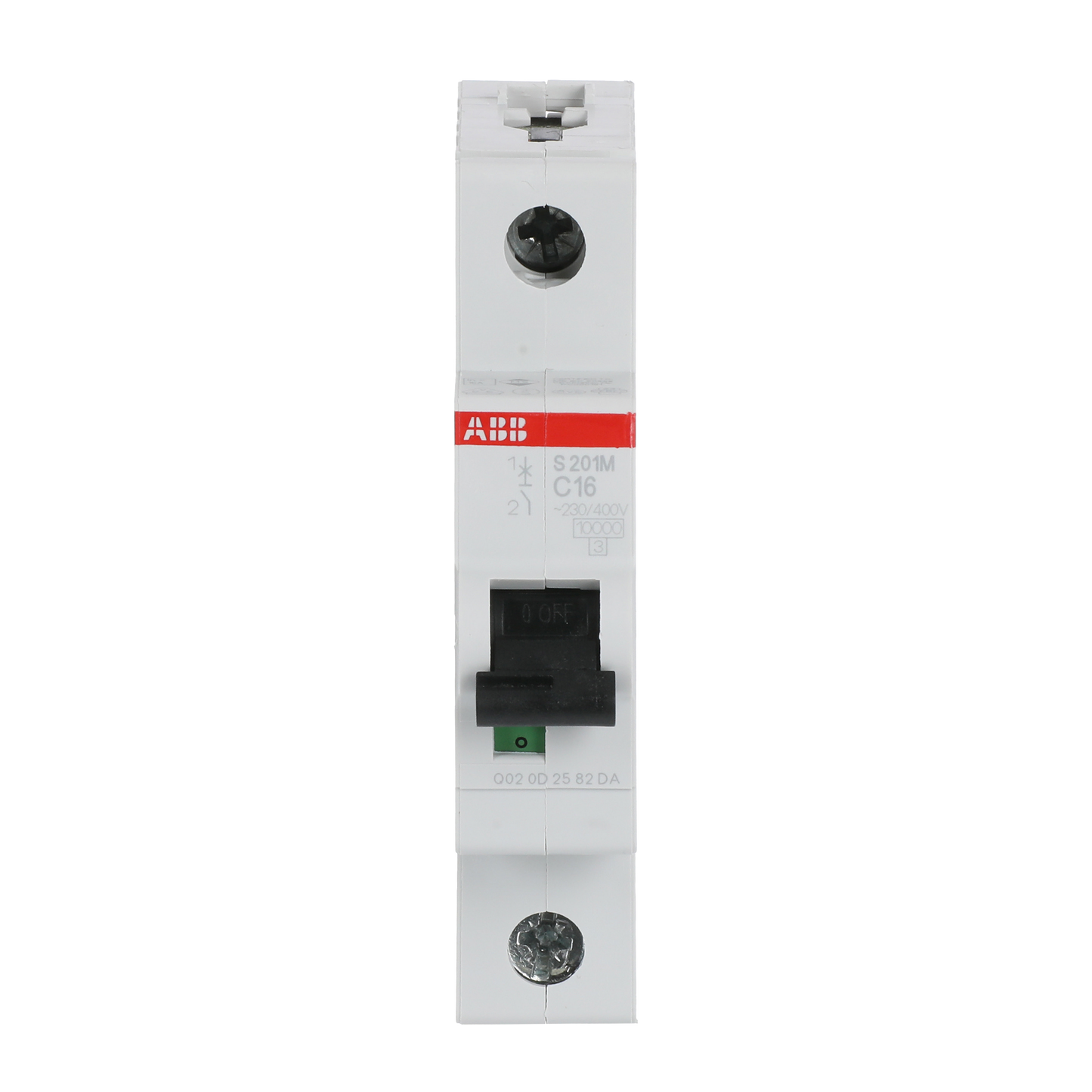 ABB 2CDS271001R0164 | S201M-C16 Miniature Circuit Breakers | 16 A, 1P, 10 kA (inferred from family), C - ABB part number 2CDS271001R0164