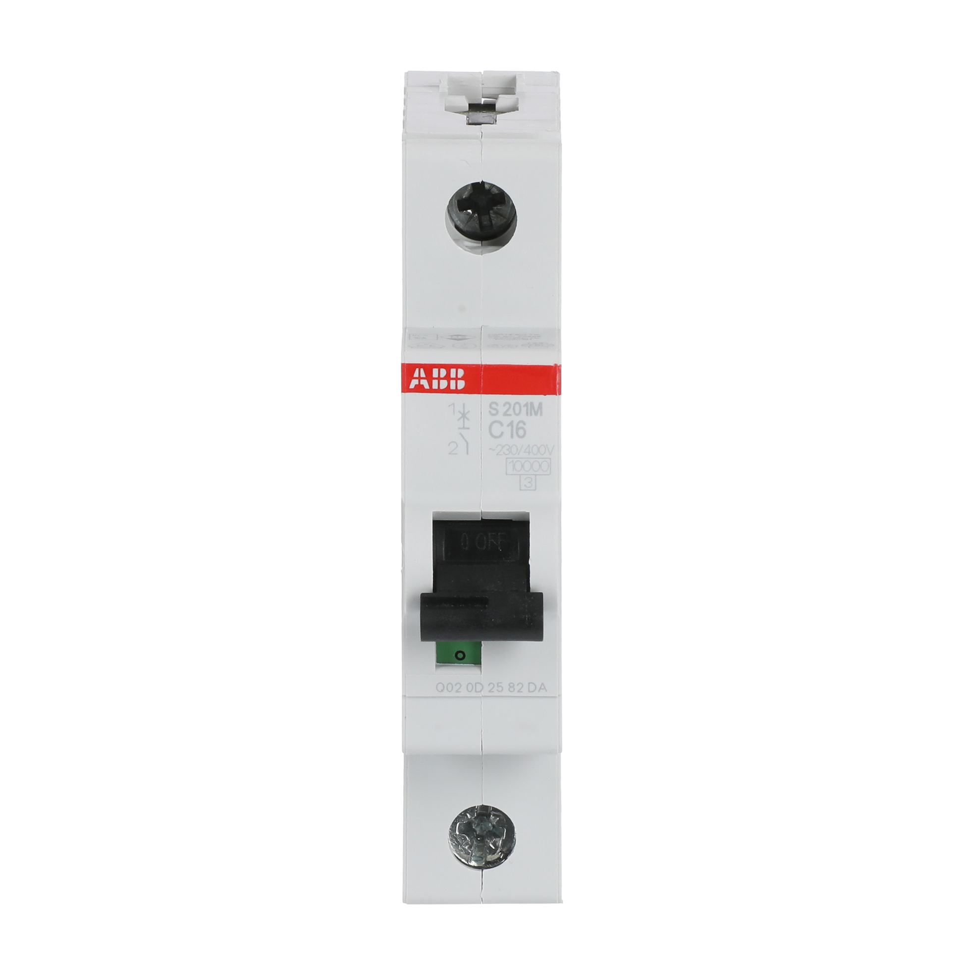 ABB 2CDS271001R0164 | S201M-C16 Miniature Circuit Breakers | 16 A, 1P, 10 kA (inferred from family), C - ABB part number 2CDS271001R0164