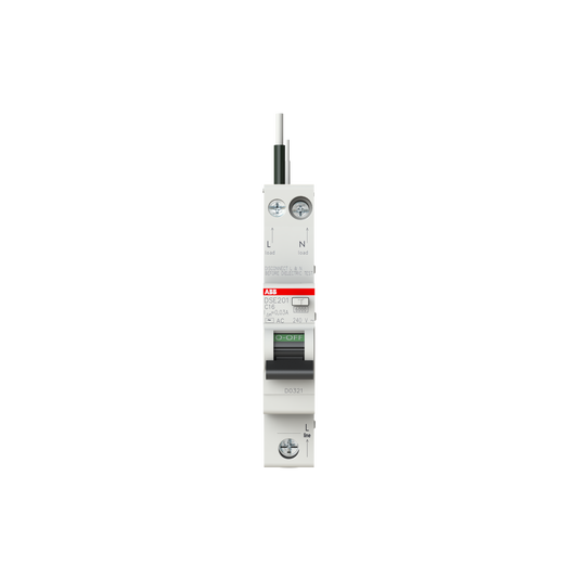 ABB RCBO 1P+N 16 A C-Curve 30mA 6 kA – قاطع RCBO ABB