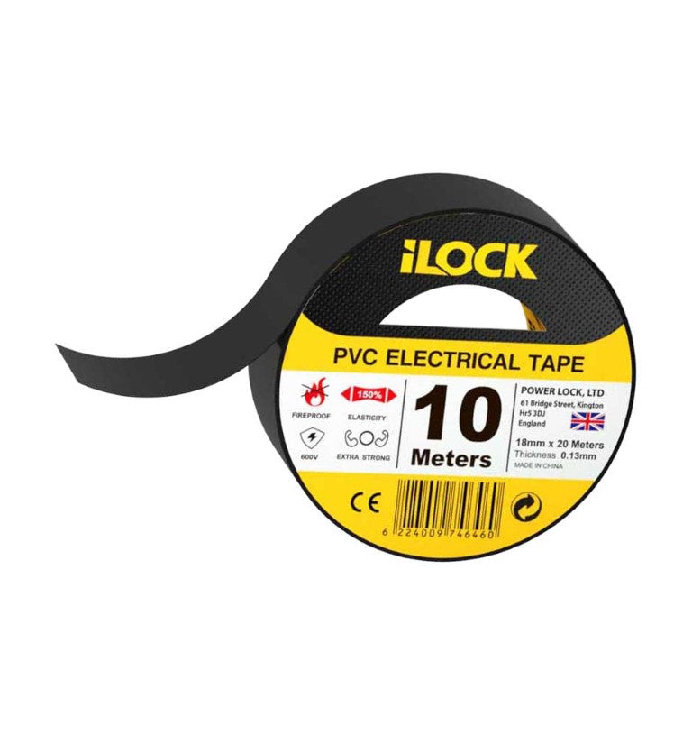 iLock Electrical Tape – 10 Meters | PVC Electrical Insulation Tape - SKU ILOCK-3316
