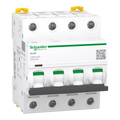 Schneider Electric A9F87463 Acti9 iC60H MCB, 4P, 63A, C Curve, 15kA | Miniature Circuit Breaker