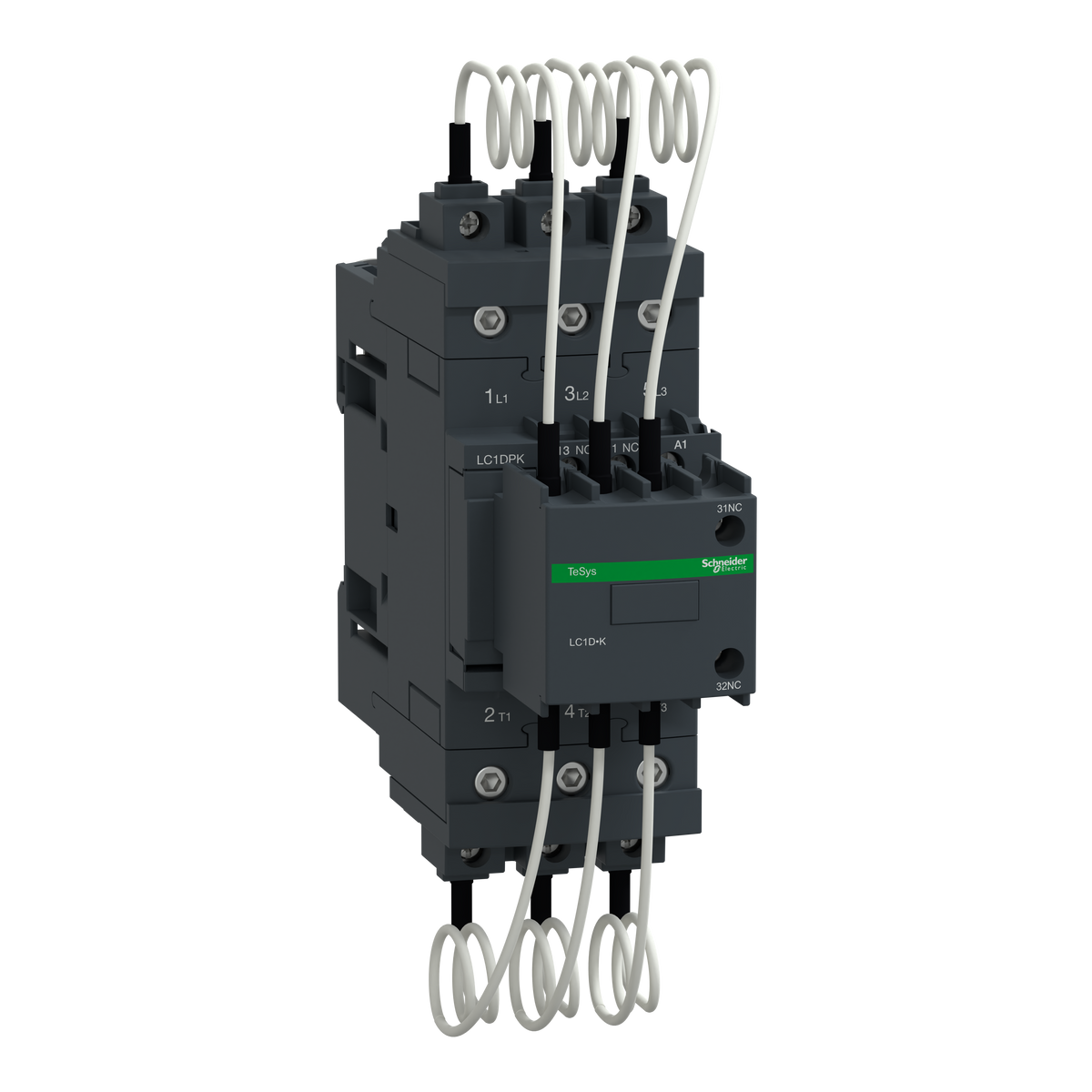 Schneider Electric LC1DTKM7 TeSys D Capacitor Contactor 40 kVAR 220V AC Coil