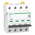 Schneider Electric A9F87410 Acti9 iC60H MCB, 4P, 10A, C Curve, 15kA | Miniature Circuit Breaker