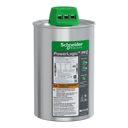 Schneider Electric BLRCH300A360B40 VarPlus Can HDuty Capacitor - 30/36 kvar - 400 V - 50/60Hz | Default Title | Default Title