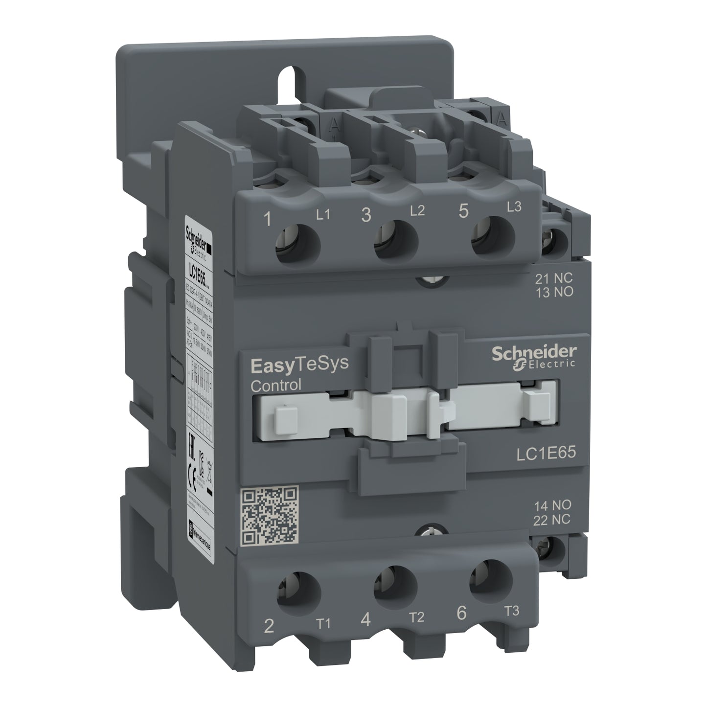 Schneider Electric LC1E65M7 Easy TeSys Contactor 65A 3P 220V AC Coil