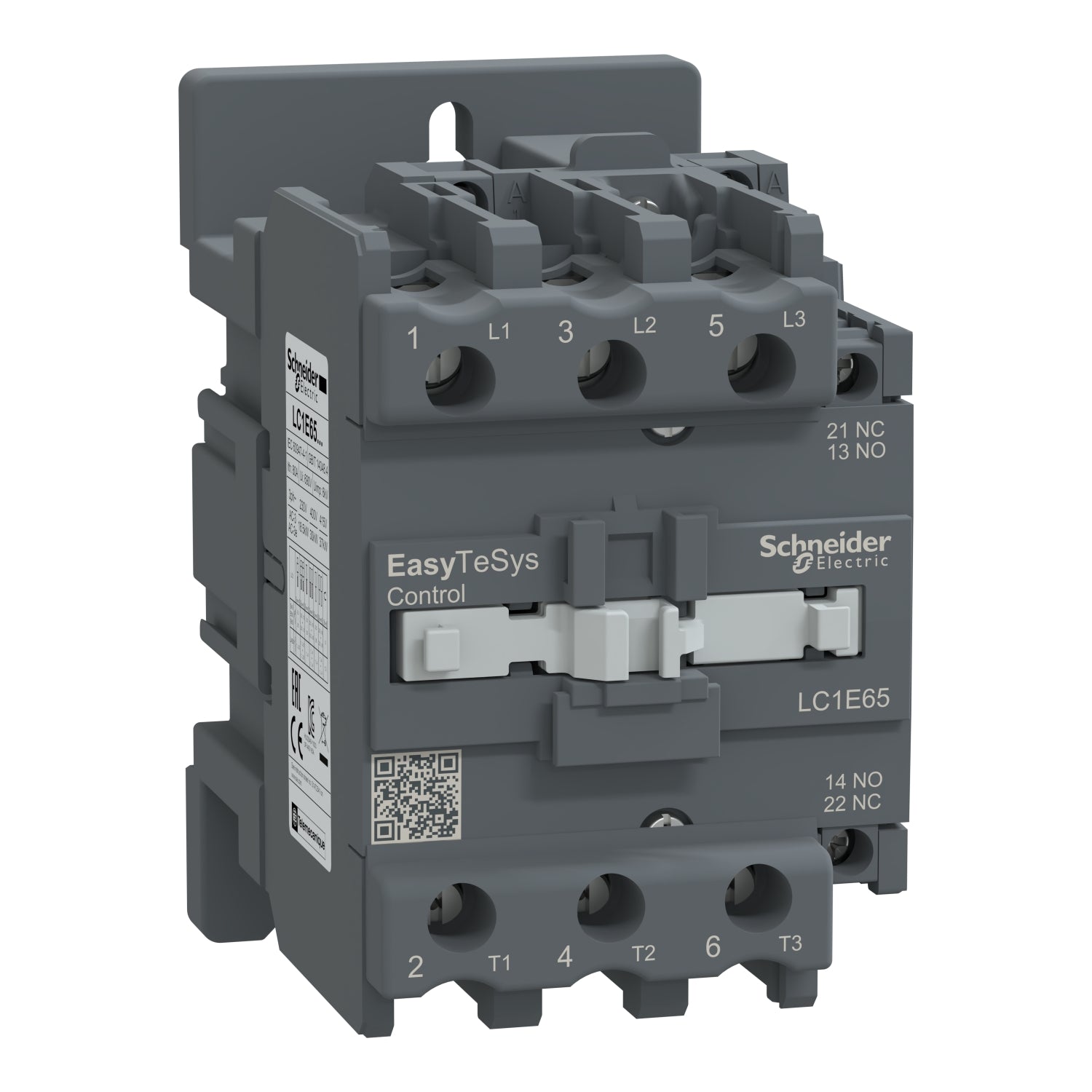 Schneider Electric LC1E65M7 Easy TeSys Contactor 65A 3P 220V AC Coil