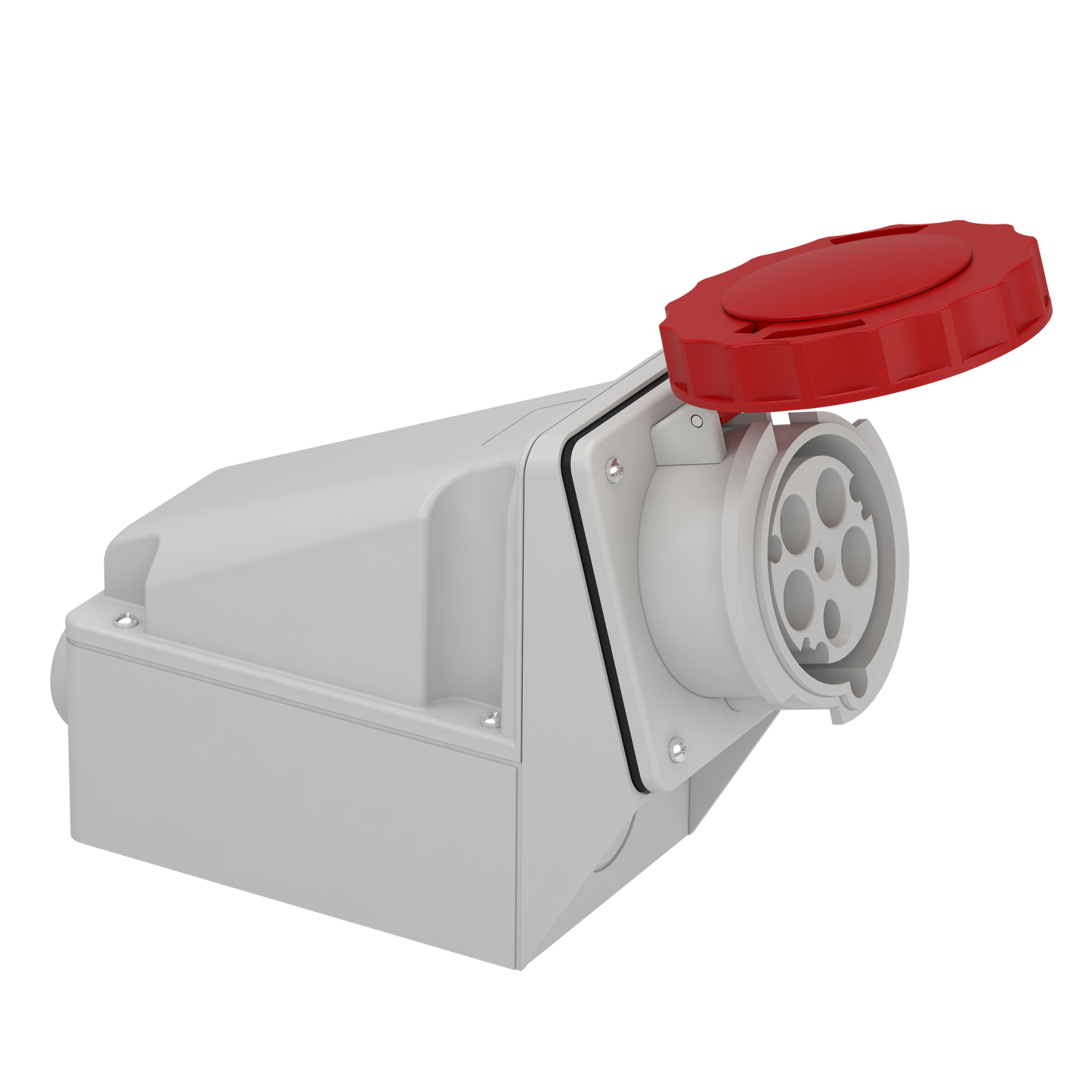Schneider Electric 81183 PratiKa industrial socket - 63 A - 3P + N + E - 380...415 V AC - IP67 | Default Title | Default Title