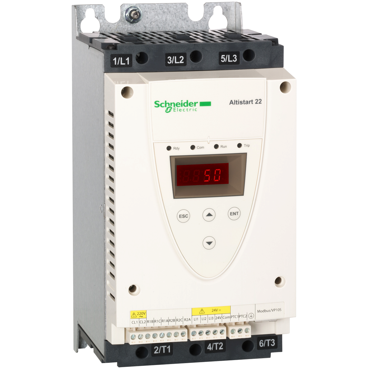 Schneider Electric ATS22D17Q Altistart 22 Soft Starter 17A 230-440V 4-7.5 kW 220-230V control