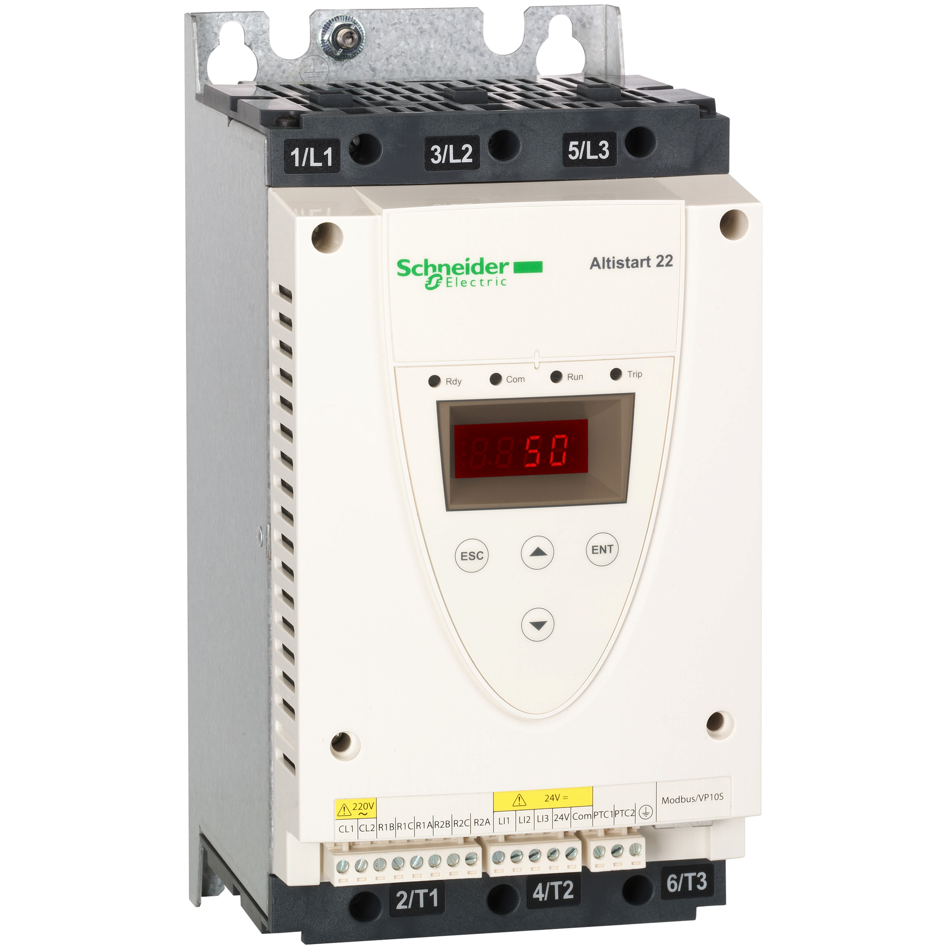 Schneider Electric ATS22D17Q Altistart 22 Soft Starter 17A 230-440V 4-7.5 kW 220-230V control