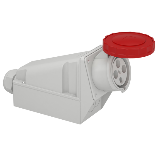 Schneider Electric 81194 PratiKa industrial socket - 125 A - 3P + E - 380...415 V AC - IP67 | Default Title | Default Title