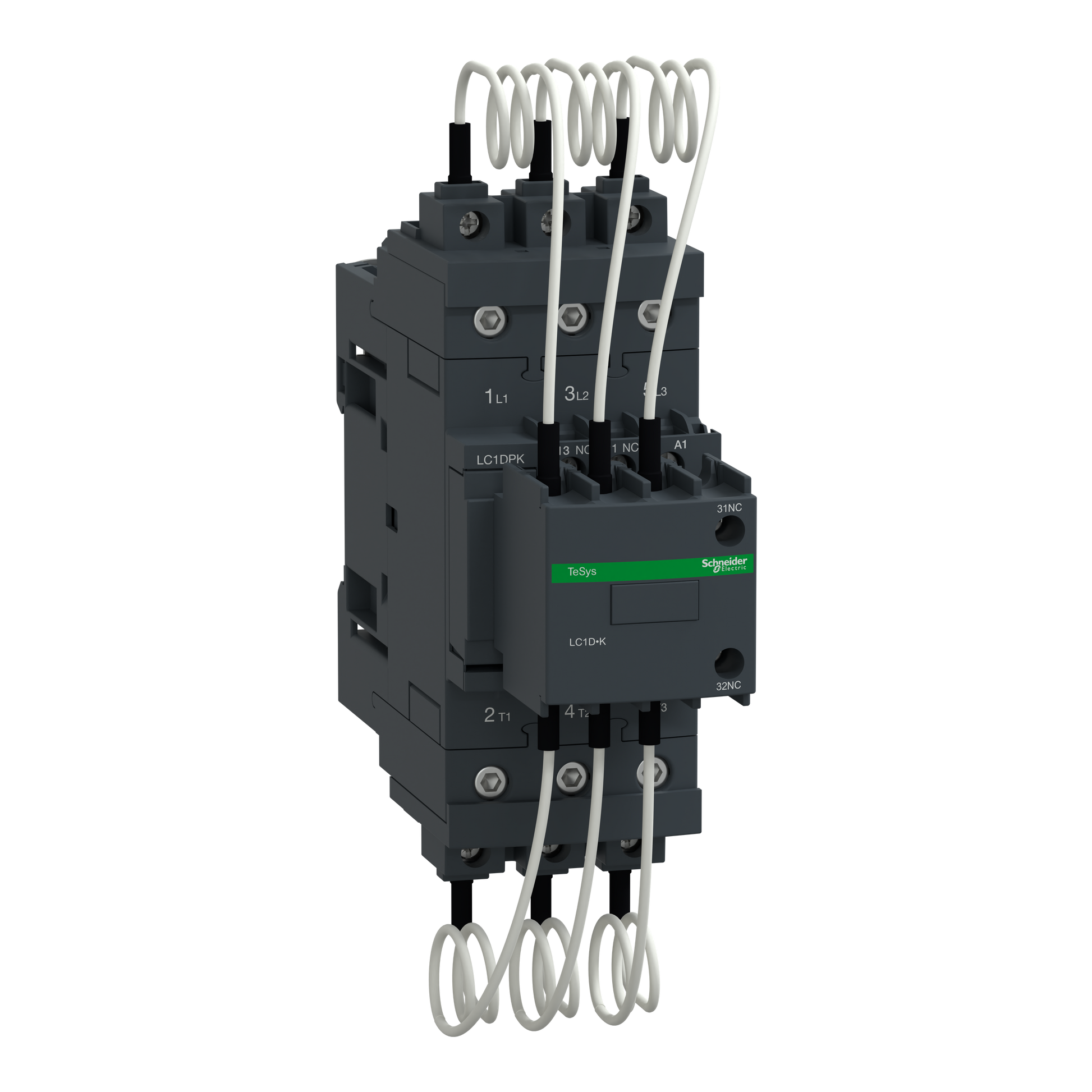 Schneider Electric LC1DPKM7 TeSys D Capacitor Contactor 30 kVAR 220V AC Coil