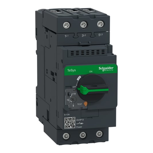 Schneider Electric GV3P13 TeSys GV3 Motor Circuit Breaker 3P 9-13A Thermal-Magnetic
