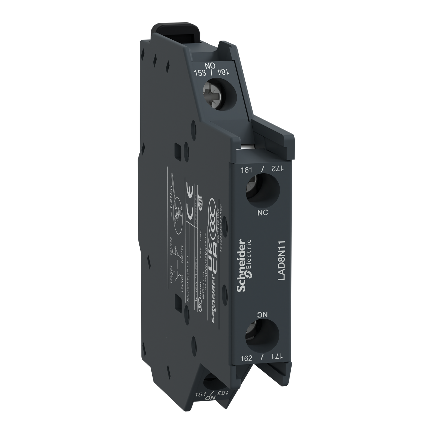 شنايدر إلكتريك Schneider LAD8N11 TeSys D كونتاكت مساعد / نقطة مساعدة Block 1NO + 1NC side mounting