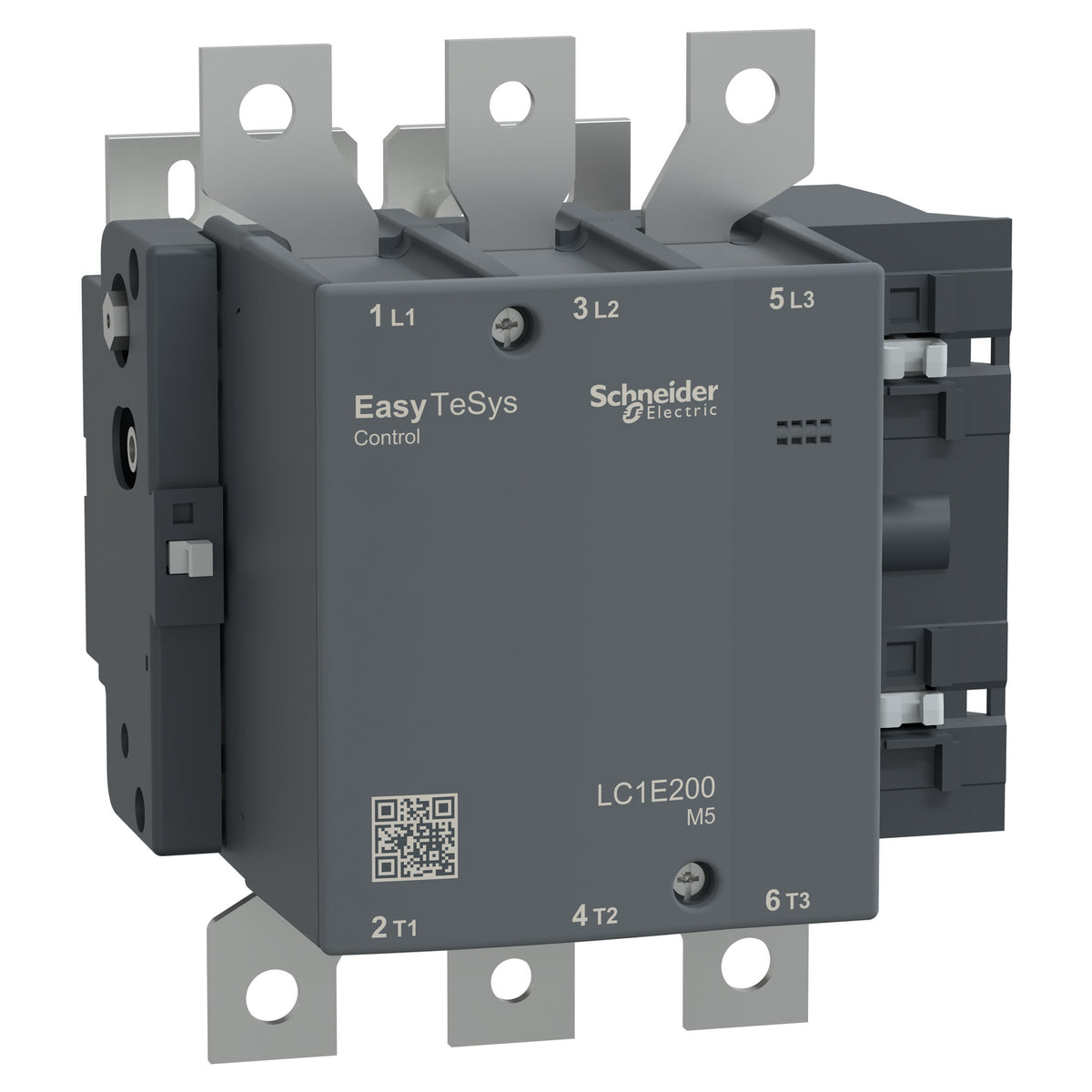 شنايدر إلكتريك Schneider LC1E200M5 Easy TeSys كونتاكتور 200 أمبير 3P 3 قطب 220 فولت AC تيار متردد ملف تشغيل