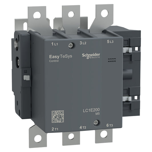 Schneider Electric LC1E200M5 Easy TeSys Contactor 200A 3P 220V AC Coil