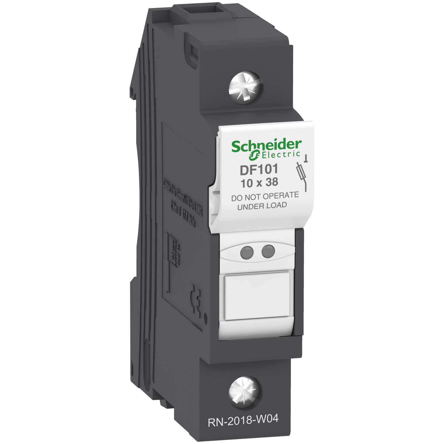شنايدر إلكتريك Schneider DF101 Fuse carrier TeSys DF, 1P 1 قطب 32 أمبير, fuse size 10 x 38 مم