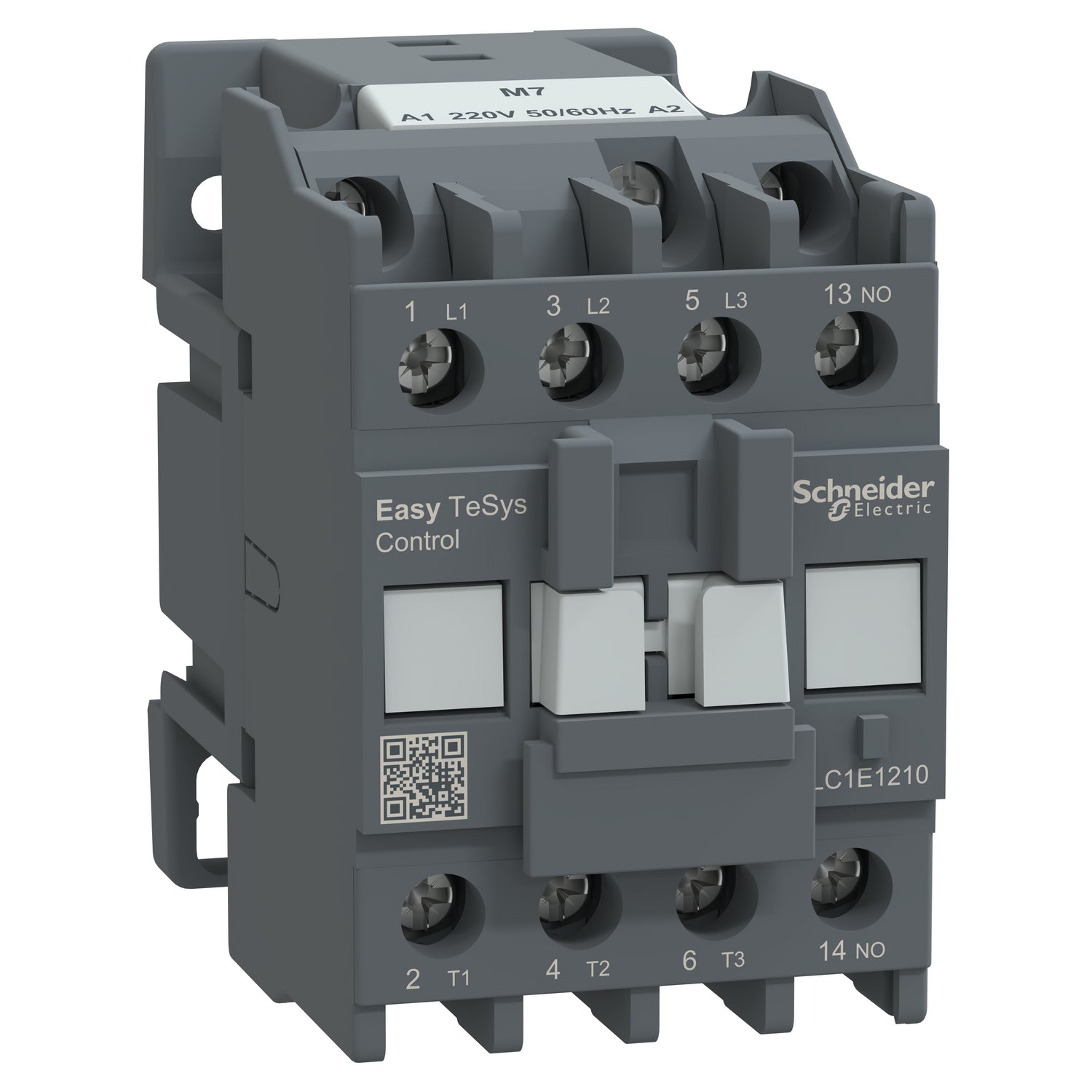 Schneider Electric LC1E1210M7 Easy TeSys Contactor 12A 3P 220V AC Coil