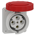 Schneider Electric 81682 PratiKa industrial socket - 63 A - 3P + E - 380...415 V AC - IP67 | Default Title | Default Title