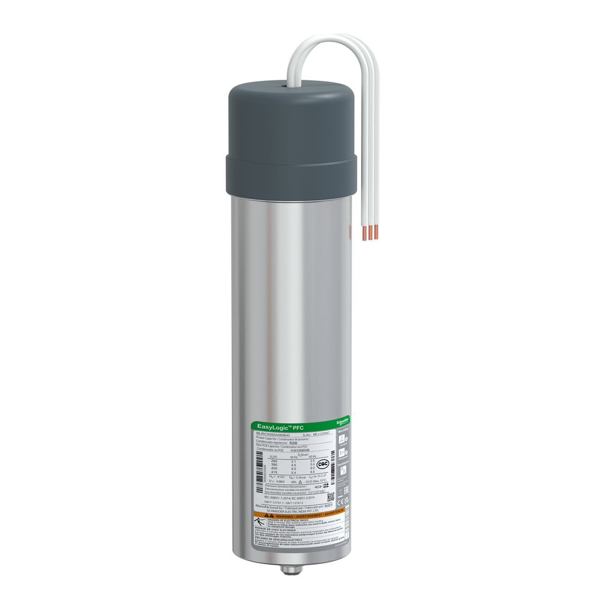 شنايدر إلكتريك Schneider BLRCS050A060B40 تصحيح معامل القدرة Capacitor