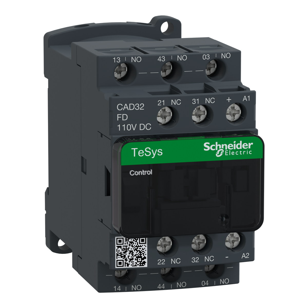 Schneider Electric CAD32FD Control relay, TeSys Deca, 3NO+2NC, 0 to 690V, 110VDC standard coil, screw clamp | Default Title | Default Title