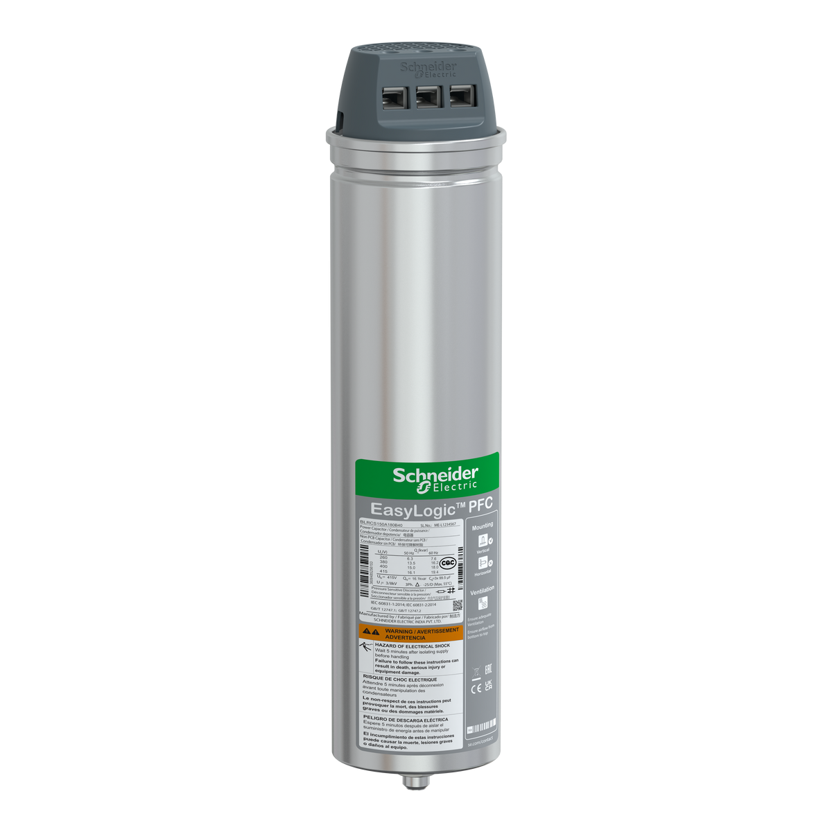 شنايدر إلكتريك Schneider BLRCS150A180B40 تصحيح معامل القدرة Capacitor