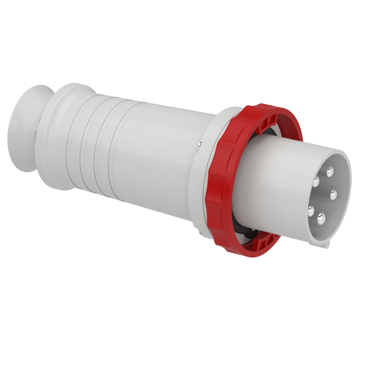 Schneider Electric 81395 PratiKa wander plug - straight - 125 A - 3P + N + E - 380...415 V AC - IP67 | Default Title | Default Title