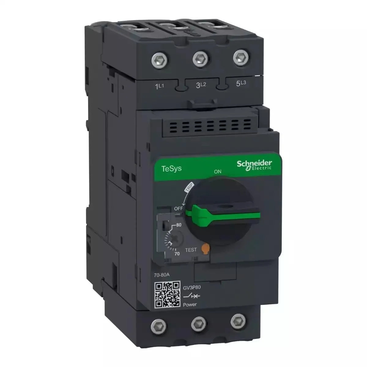 Schneider Electric GV3P73 TeSys GV3 Motor Circuit Breaker 3P 62–73 A Thermal-Magnetic | MPCB