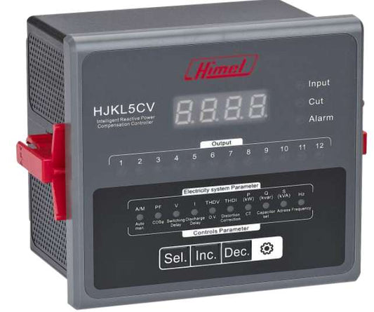 Himel HJKL5CV 12-step automatic power factor controller, supplier catalogue photo | منظم معامل القدرة هيمل 12 خطوة