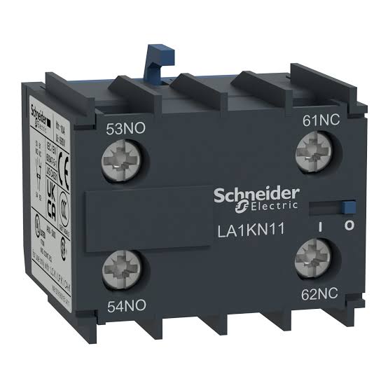Schneider Electric LA1KN02 TeSys K Auxiliary Contact Block 2NC Front Mount – كونتاكت مساعد شنايدر LA1KN02