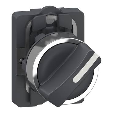 Schneider Electric XA2AD21 Easy Harmony XA2 Selector Switch Ø22mm 2 Positions 1NO – سلكتور شنايدر XA2AD21