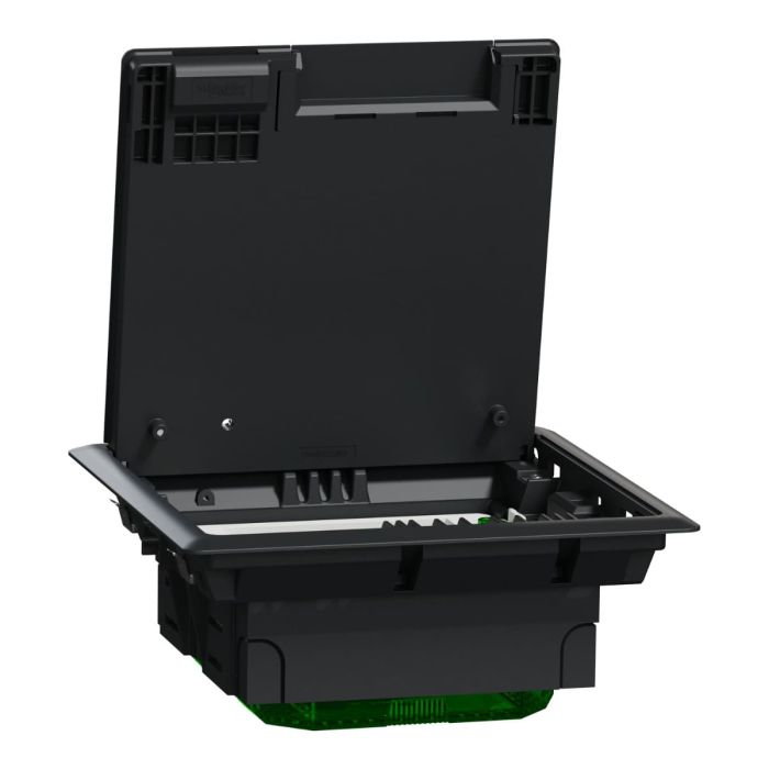 Schneider Electric Unica System+ INS52120 4-module IP24 plastic floor box grey