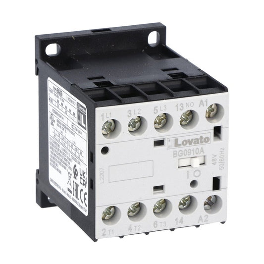 Lovato BF, BG & B 3-Pole Motor Contactors | AC & AC/DC Coil Options | كونتاكتور لوفاتو BF وBG وB ثلاثي الأقطاب | ملفات تحكم مترددة ومتردد أو مستمر