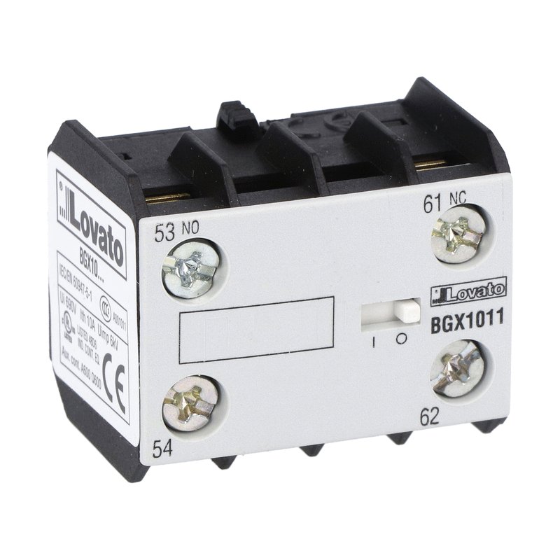Lovato Contactor Accessories | Auxiliary Contacts, Interlocks & Delay Blocks | إكسسوارات كونتاكتور لوفاتو | نقاط مساعدة وإنترلوك وبلوك تأخير