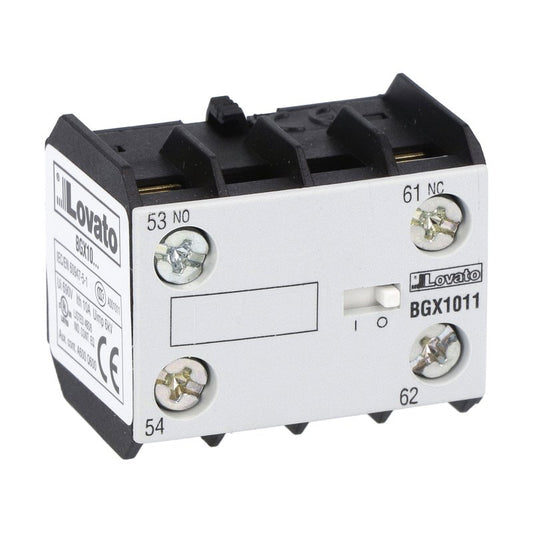Lovato Contactor Accessories | Auxiliary Contacts, Interlocks & Delay Blocks | إكسسوارات كونتاكتور لوفاتو | نقاط مساعدة وإنترلوك وبلوك تأخير