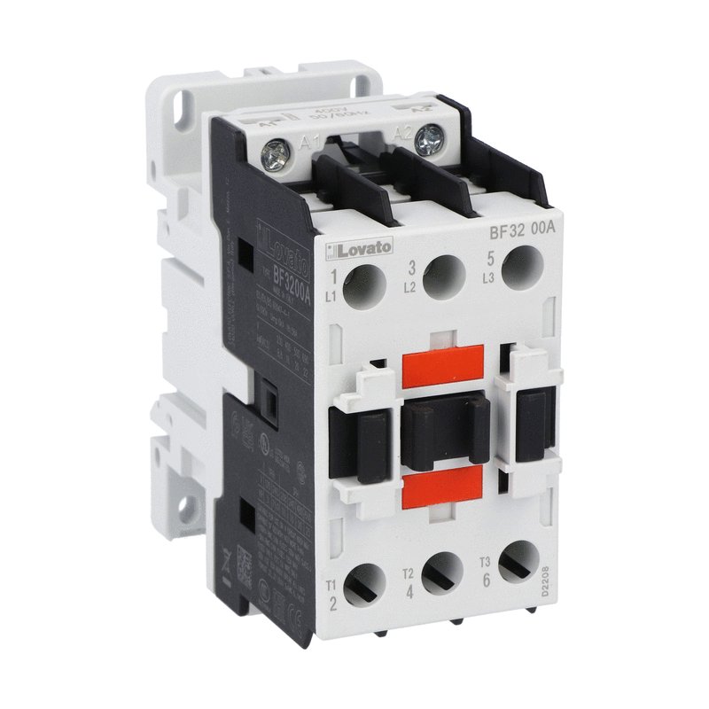 Lovato BF, BG & B 3-Pole Motor Contactors | AC & AC/DC Coil Options | كونتاكتور لوفاتو BF وBG وB ثلاثي الأقطاب | ملفات تحكم مترددة ومتردد أو مستمر
