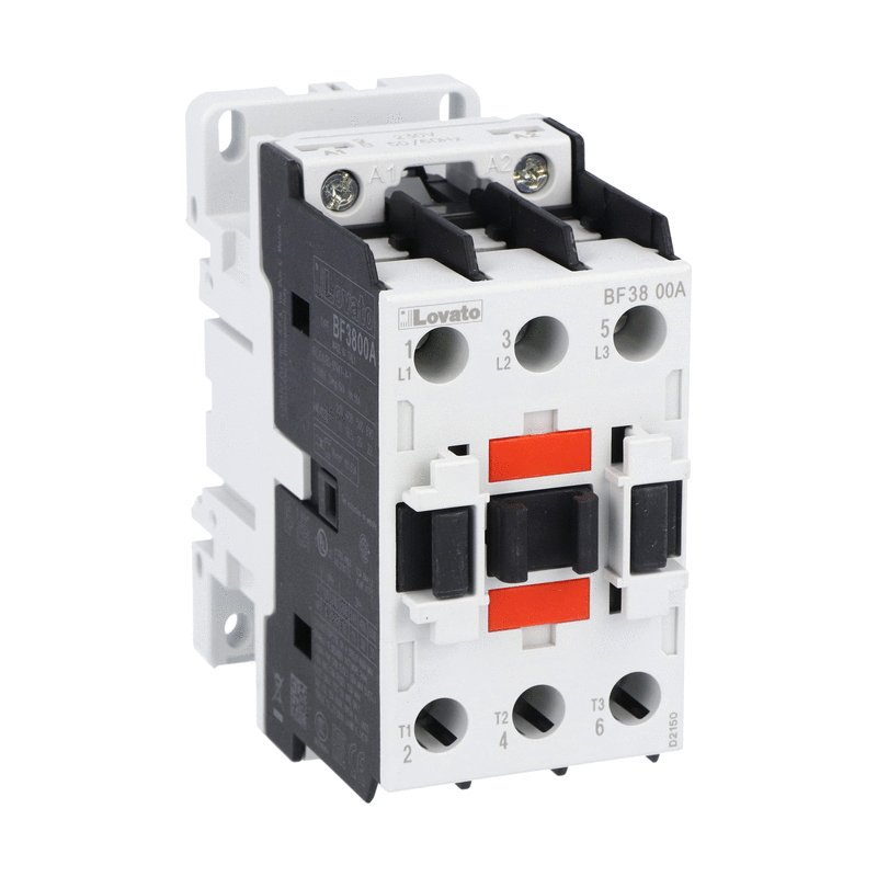 Lovato BF, BG & B 3-Pole Motor Contactors | AC & AC/DC Coil Options | كونتاكتور لوفاتو BF وBG وB ثلاثي الأقطاب | ملفات تحكم مترددة ومتردد أو مستمر