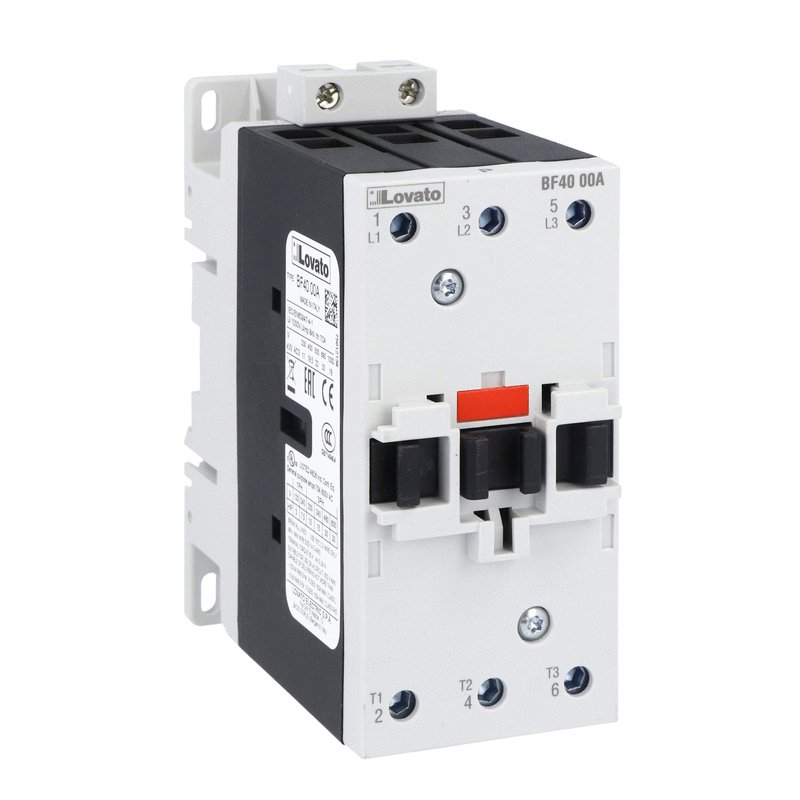 Lovato BF, BG & B 3-Pole Motor Contactors | AC & AC/DC Coil Options | كونتاكتور لوفاتو BF وBG وB ثلاثي الأقطاب | ملفات تحكم مترددة ومتردد أو مستمر