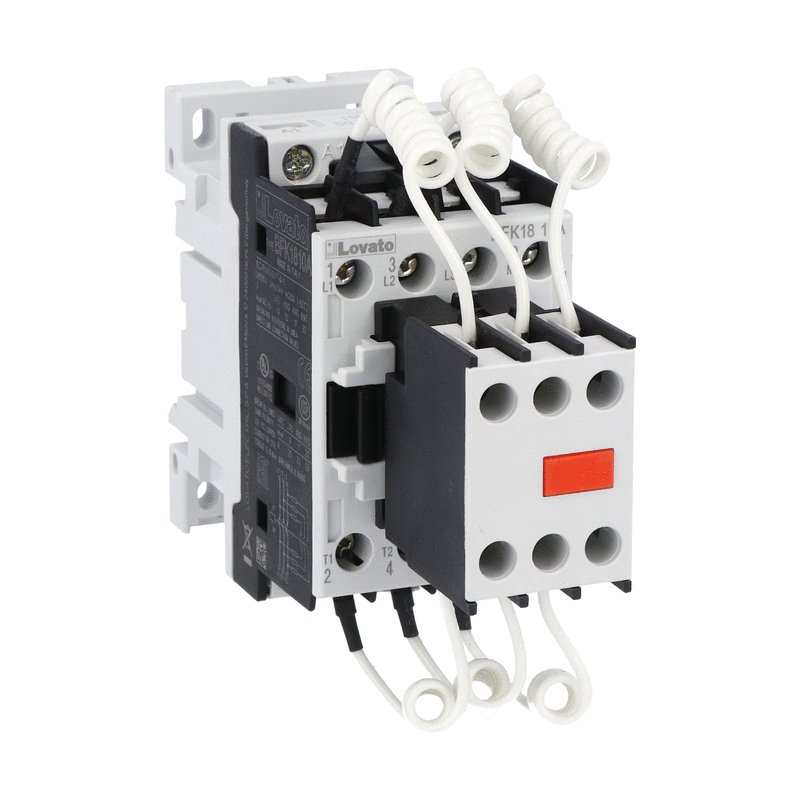 Lovato BFK Capacitor Contactors | 12.5-50 kvar at 400V, 230V AC Coil | كونتاكتور مكثفات لوفاتو BFK | من 12.5 إلى 50 كيلوفار عند 400 فولت