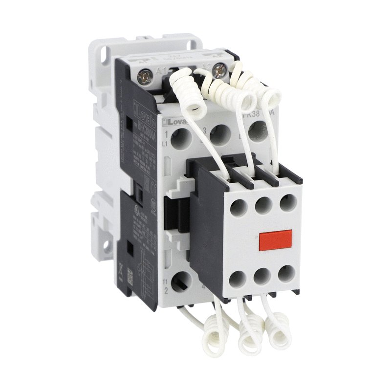 Lovato BFK Capacitor Contactors | 12.5-50 kvar at 400V, 230V AC Coil | كونتاكتور مكثفات لوفاتو BFK | من 12.5 إلى 50 كيلوفار عند 400 فولت
