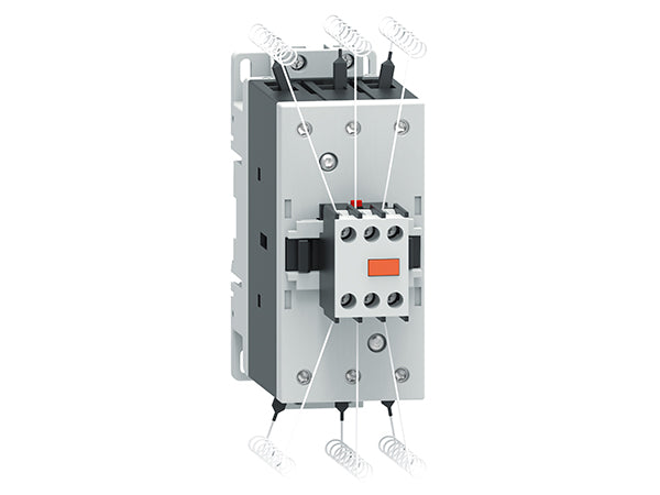 Lovato BFK Capacitor Contactors | 12.5-50 kvar at 400V, 230V AC Coil | كونتاكتور مكثفات لوفاتو BFK | من 12.5 إلى 50 كيلوفار عند 400 فولت