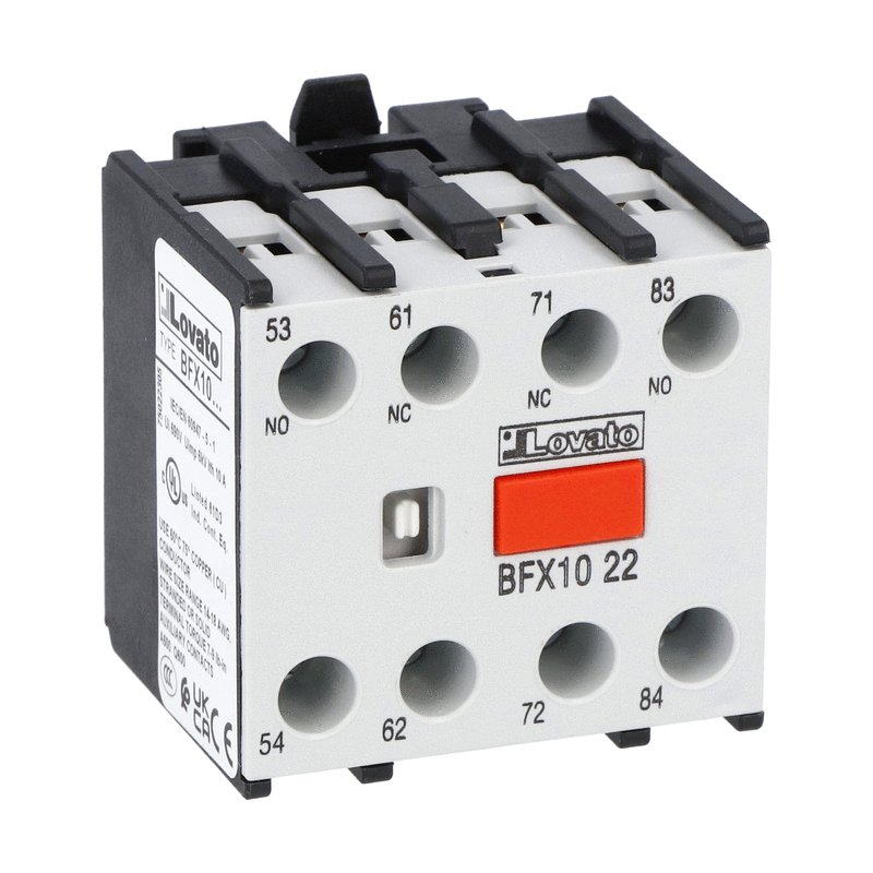 Lovato Contactor Accessories | Auxiliary Contacts, Interlocks & Delay Blocks | إكسسوارات كونتاكتور لوفاتو | نقاط مساعدة وإنترلوك وبلوك تأخير