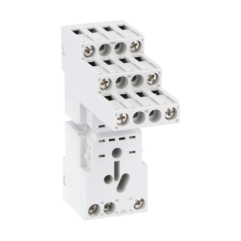 Lovato HR Relay Sockets | Screw-Terminal Bases for HR602, HR604 & HR703 | قاعدة ريلاي لوفاتو HR | قواعد بأطراف مسمار لريلاي8 و11 و14 رجل