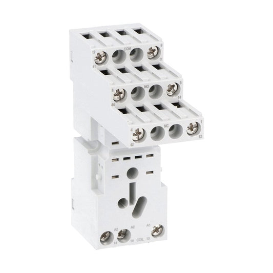 Lovato HR Relay Sockets | Screw-Terminal Bases for HR602, HR604 & HR703 | قاعدة ريلاي لوفاتو HR | قواعد بأطراف مسمار لريلاي8 و11 و14 رجل