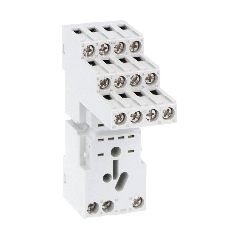Lovato HR Relay Sockets | Screw-Terminal Bases for HR602, HR604 & HR703 | قاعدة ريلاي لوفاتو HR | قواعد بأطراف مسمار لريلاي8 و11 و14 رجل