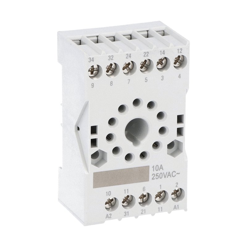 Lovato HR Relay Sockets | Screw-Terminal Bases for HR602, HR604 & HR703 | قاعدة ريلاي لوفاتو HR | قواعد بأطراف مسمار لريلاي8 و11 و14 رجل
